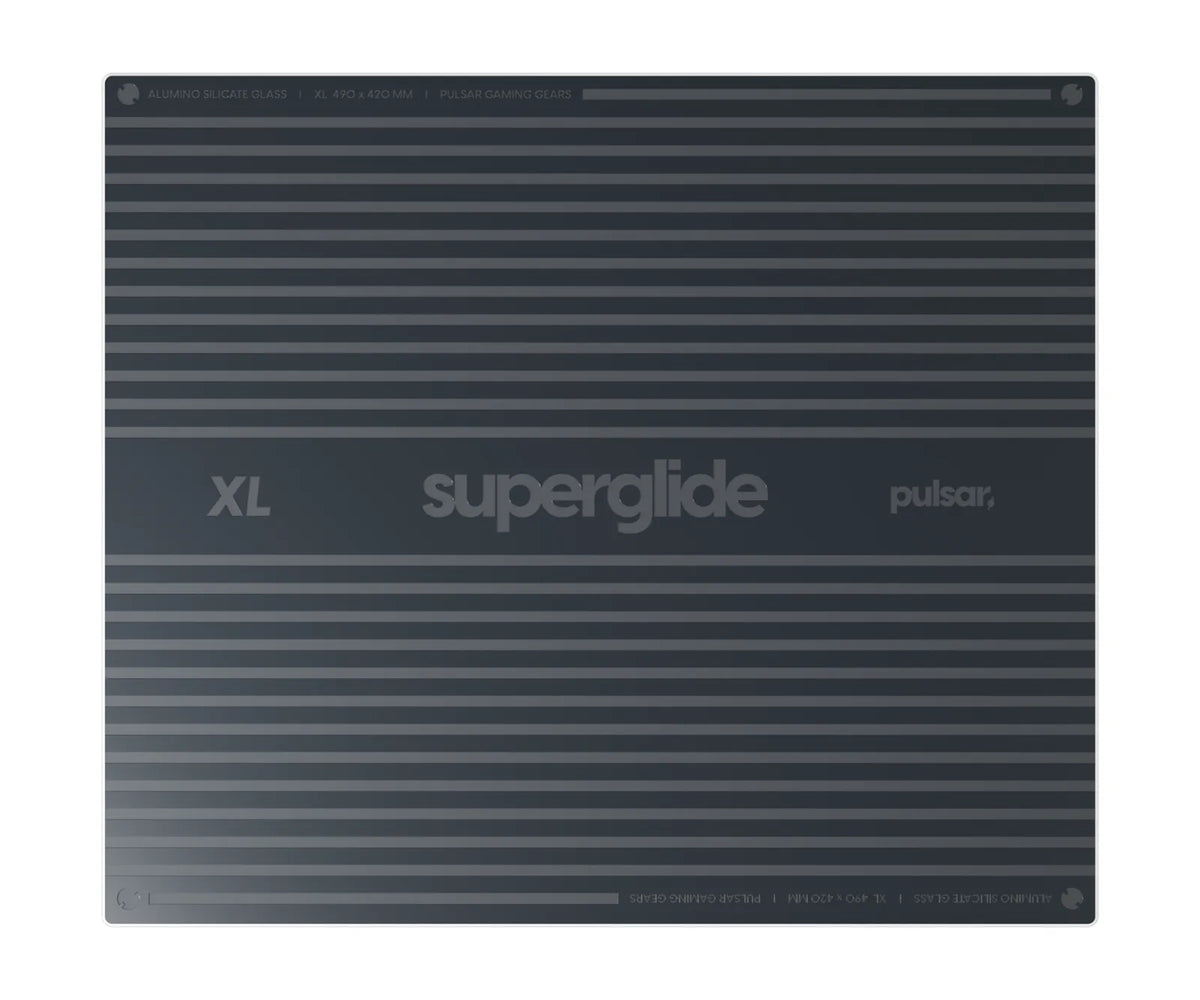 Yuki Aim x Pulsar Superglide3 Glass Mousepad