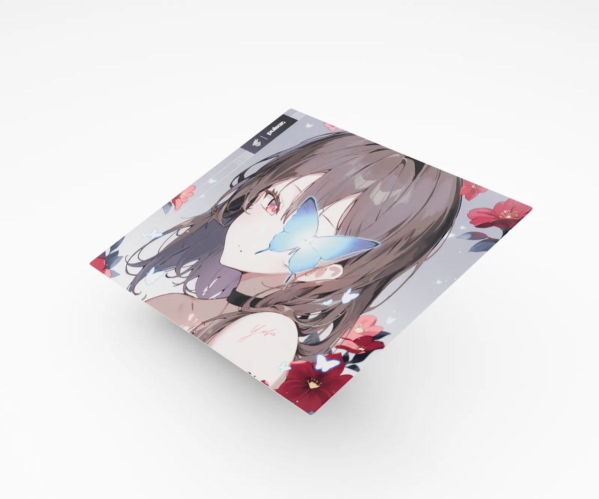 Yuki Aim x Pulsar Superglide3 Glass Mousepad