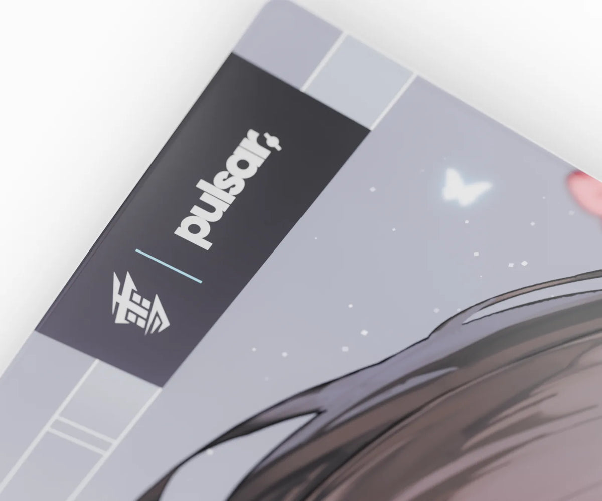 Yuki Aim x Pulsar Superglide3 Glass Mousepad